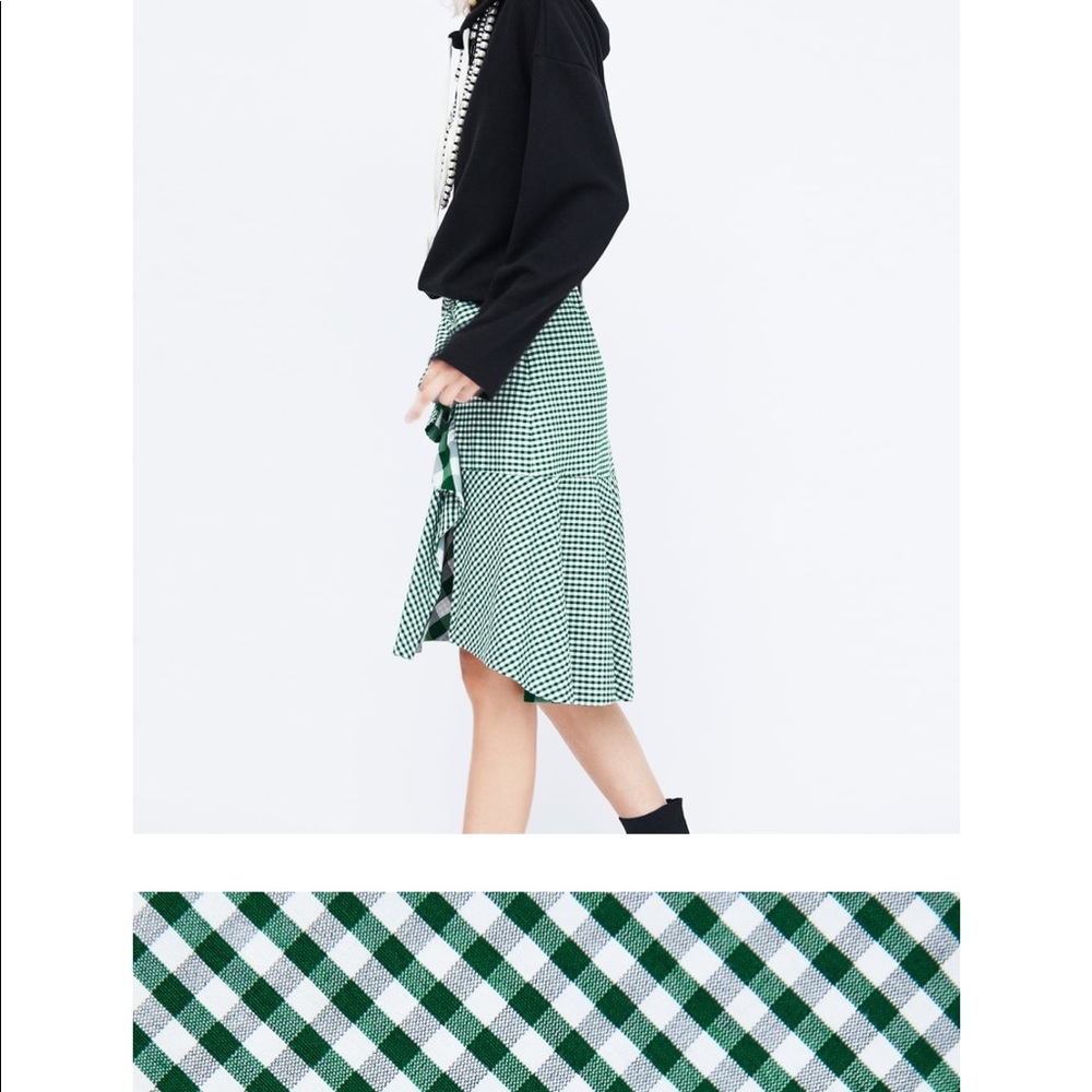 ⭐️⭐️Sale!! Zara Midi Asymmetric Skirt **Host Pic** - Picture 4 of 8